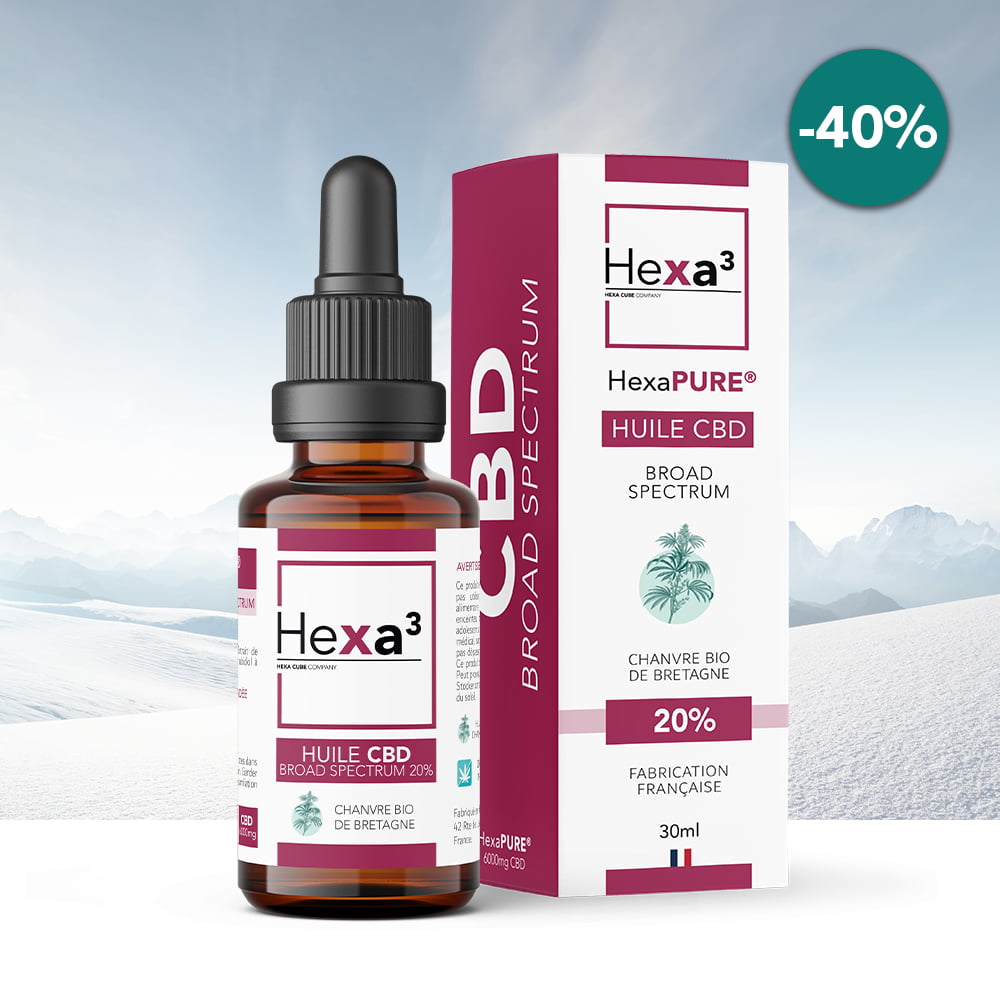 Huile CBD Chanvre Bio Ou MCT Fabrication Française Hexa3