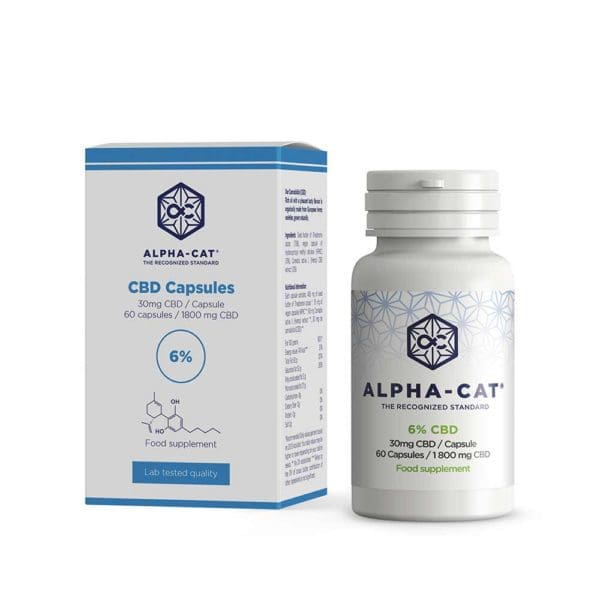 Boite 60 Capsules 6% CBD AlphaCat