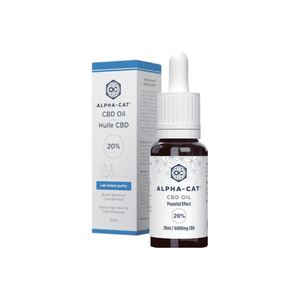 Huile CBD 20% Broad spectrum 30ml AlphaCat