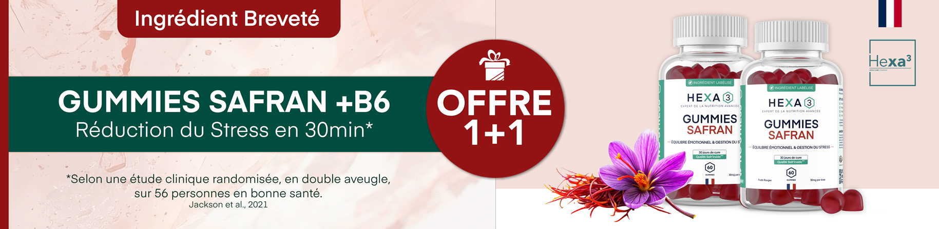 gummies safran safr'inside Hexa3 offre de lancement