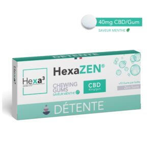 chewing-gums cbd détente hexa3