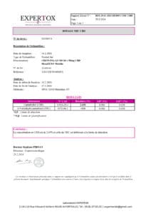 chewing gum cbd 50mg analyse THC