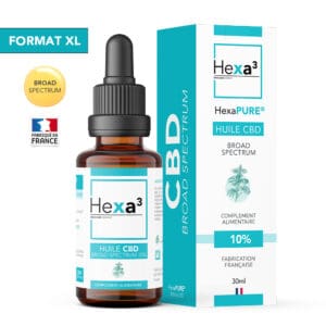 huile cbd 10% broad spectrum format XL 30ml