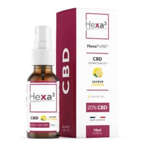 Huile CBD 20% citron Hexa3