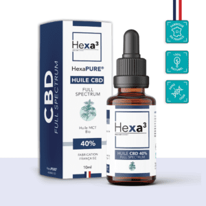 Huile CBD 40% Full Spectrum 10ml Hexa3