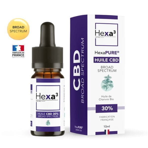 Huile CBD 30% Broad Spectrum Hexa3