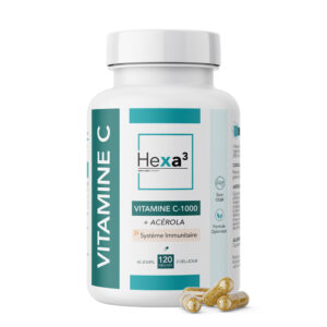vitamine c + acérola gélules fiche produit hexa3
