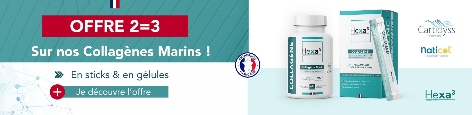 collagène marin en promotion 2 achetés à 1 offert