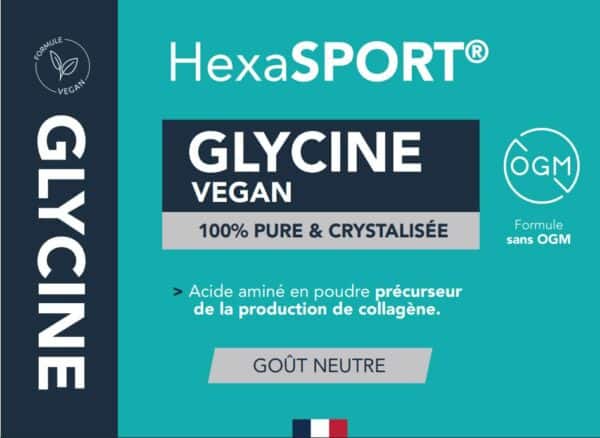 glycine végan hexa3 etiquette