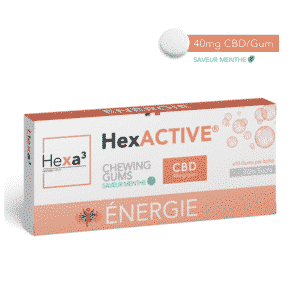 chewing-gums cbd energie hexACTIVE