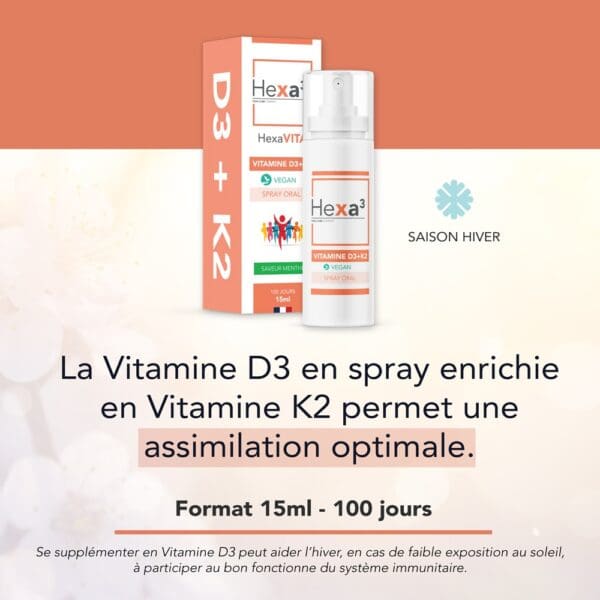 vitamine D3+K2 hexa3